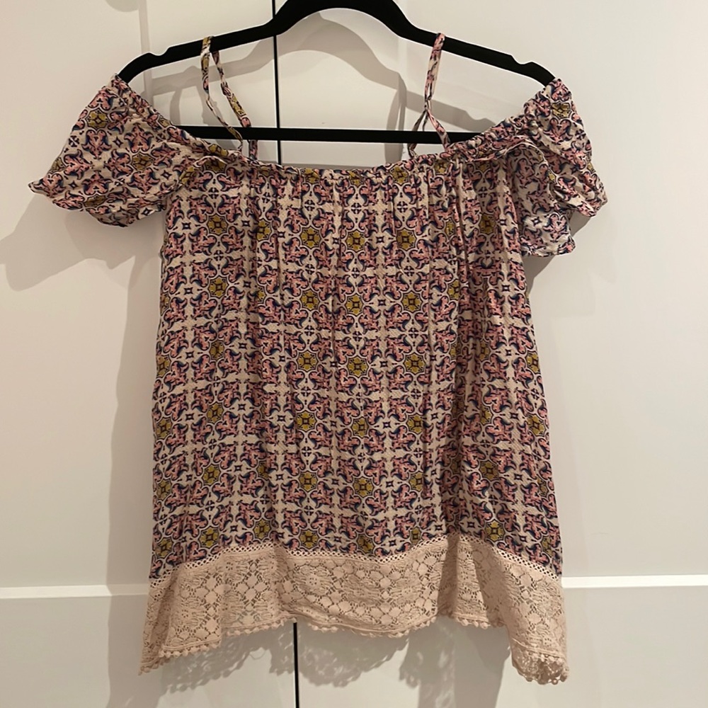 Target xhilaration off shoulder blouse